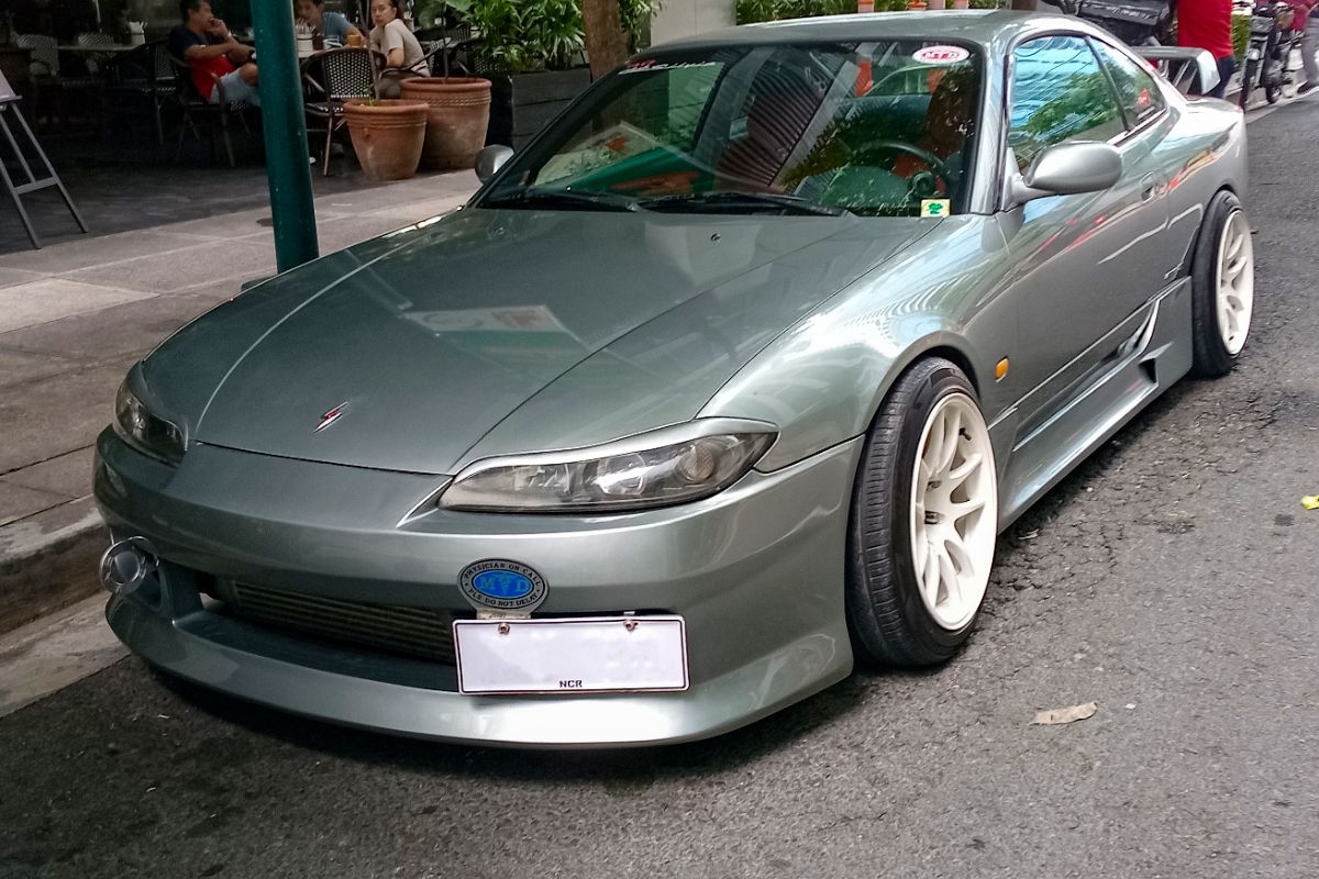 Nissan Silvia S15 Spec S front left view, Wikimedia Commons photo
