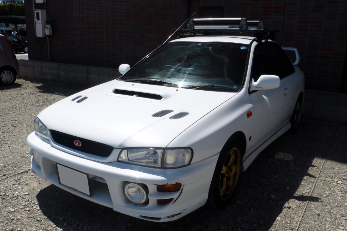 Subaru Impreza WRX STI Type R Version GC8 front view, Wikimedia Commons photo